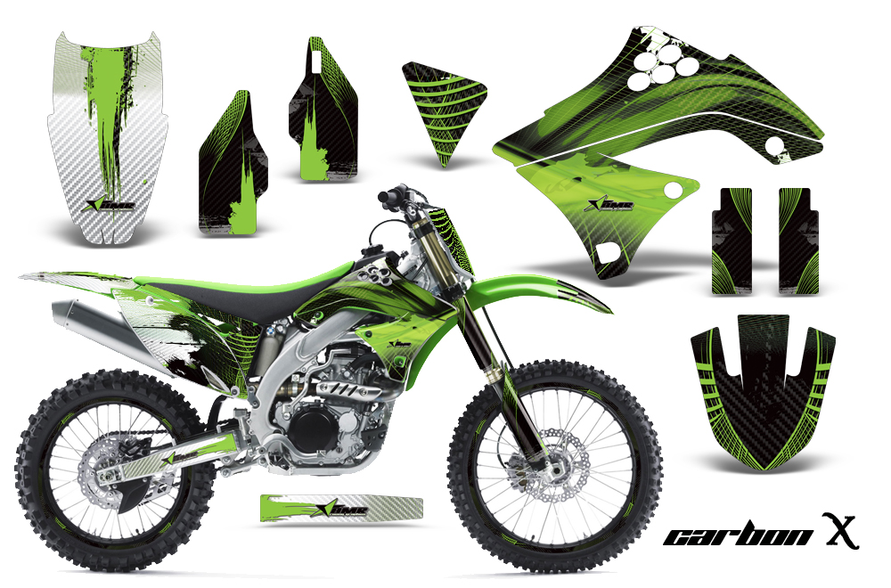 Kawasaki KX450F 09 Graphics Kit Carbon-X G